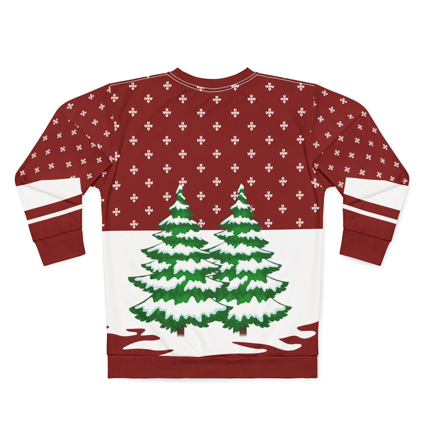 Cute Santa dog personalized winter sweatshirt