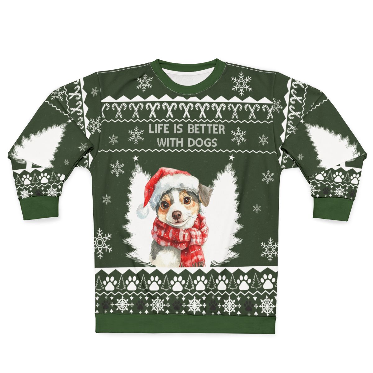 Santa dog Christmas sweater for pet lovers