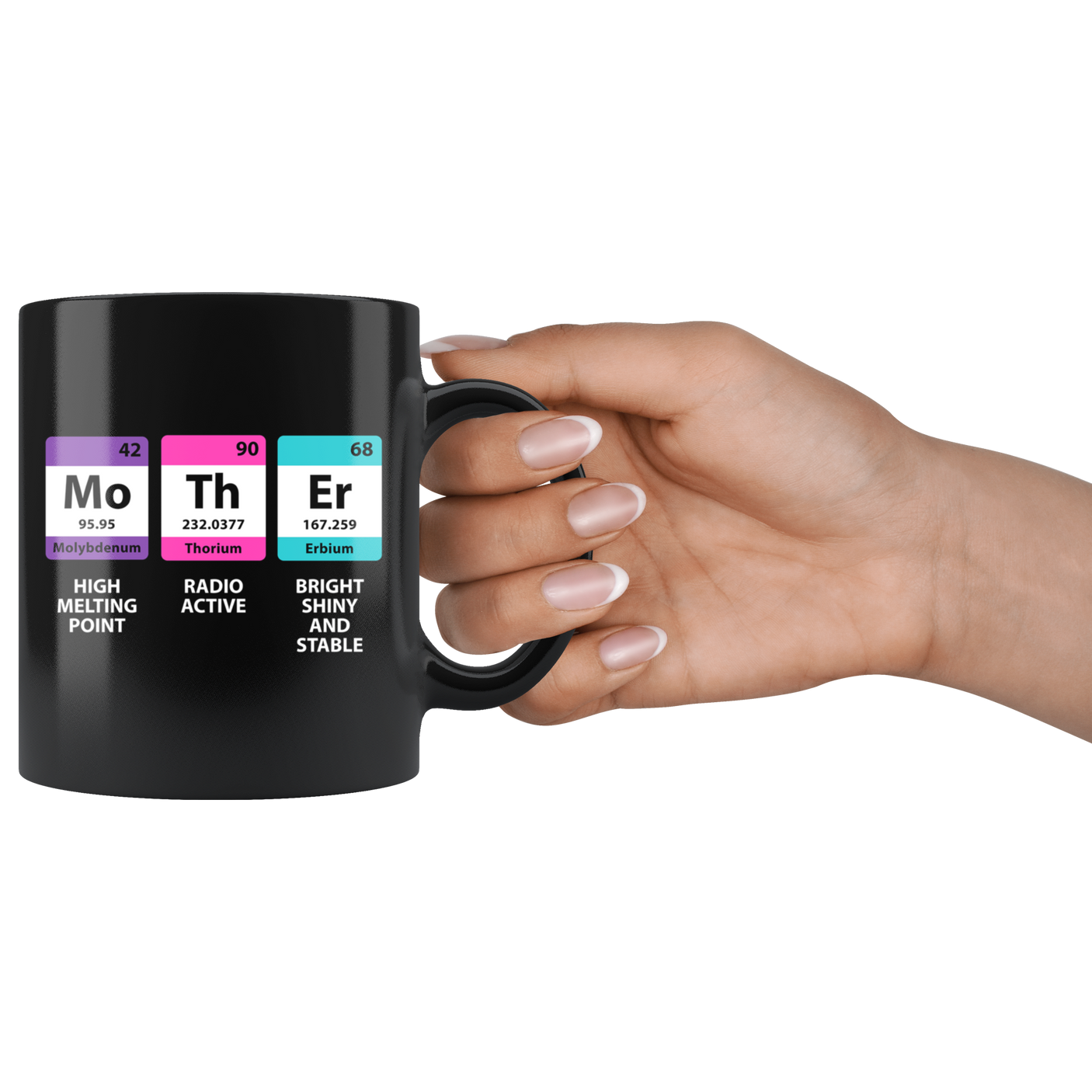 Happy Mothers Day Gift|Fun MO.TH.ER Period Table for Mother|Cute Mug for Mom