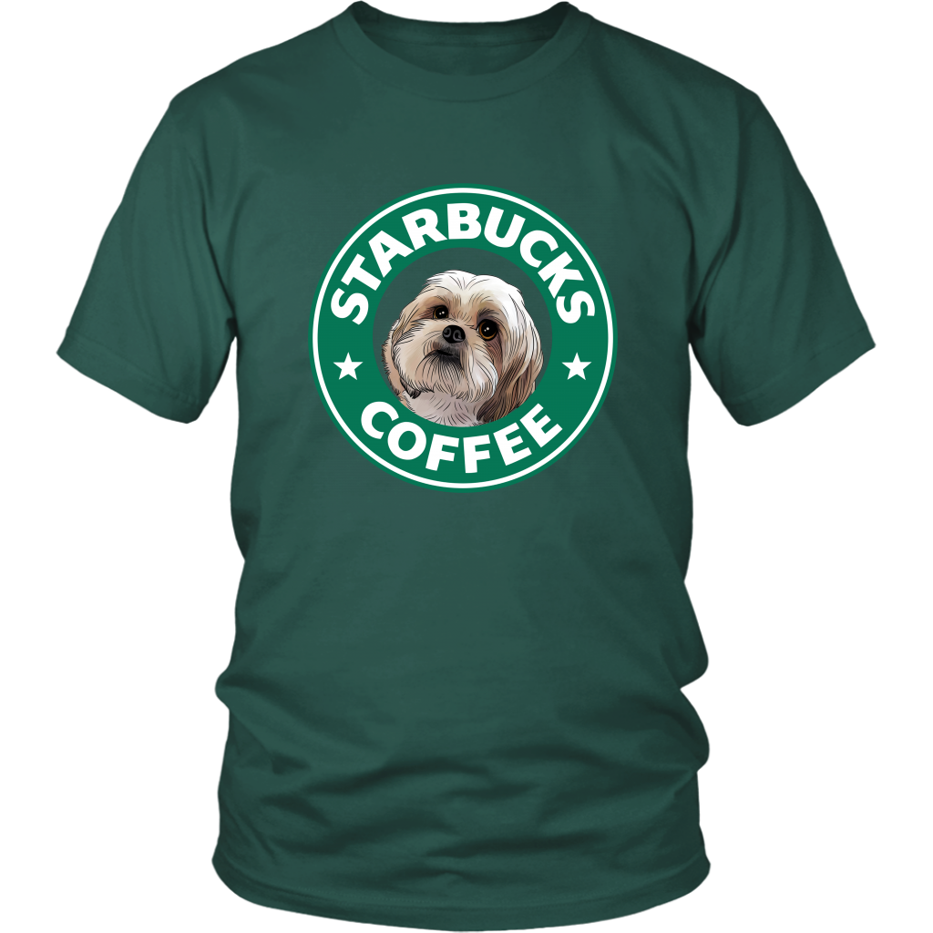 Shih Tzu Starbucks Coffee Funny Shih Tzu TShirt