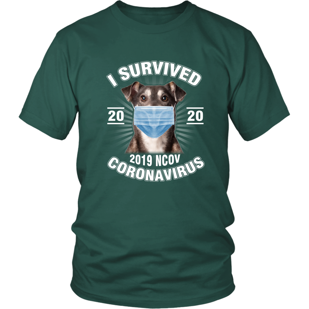 I Survived Coronavirus 2020 Funny Dog Lover TShirt