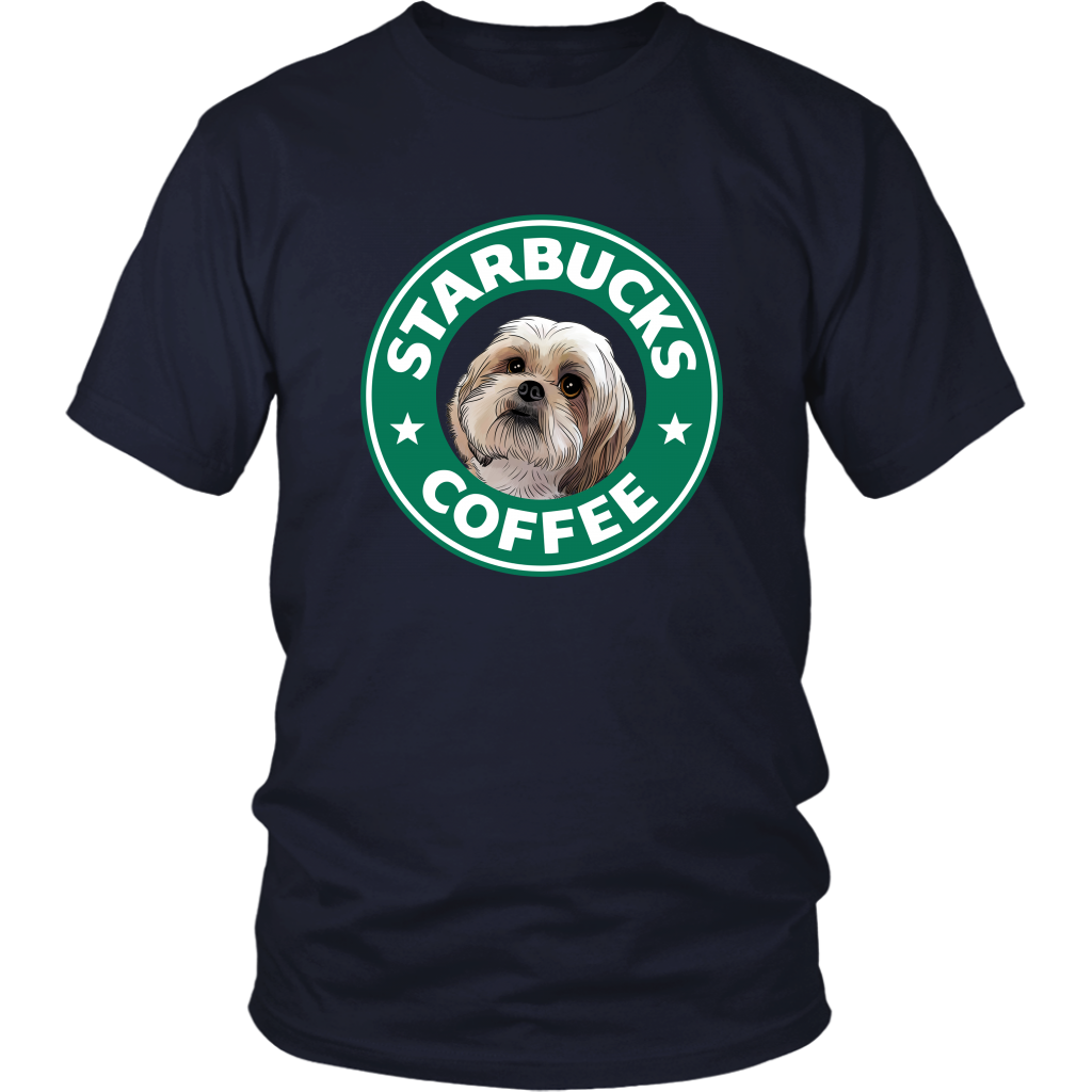 Shih Tzu Starbucks Coffee Funny Shih Tzu TShirt