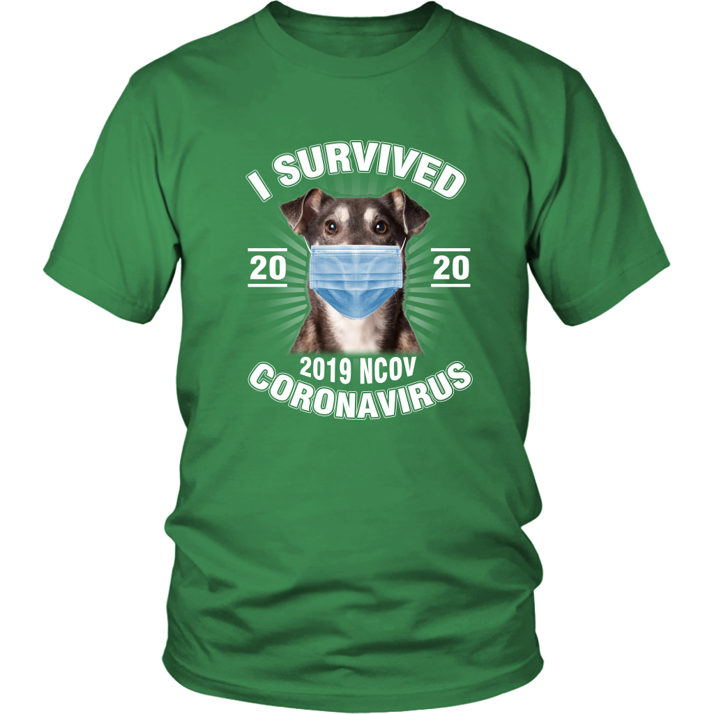 I Survived Coronavirus 2020 Funny Dog Lover TShirt