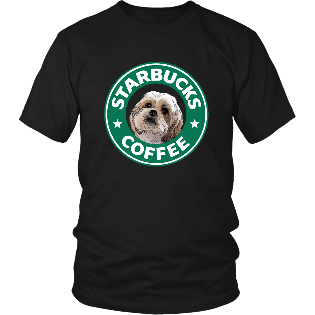 Shih Tzu Starbucks Coffee Funny Shih Tzu TShirt