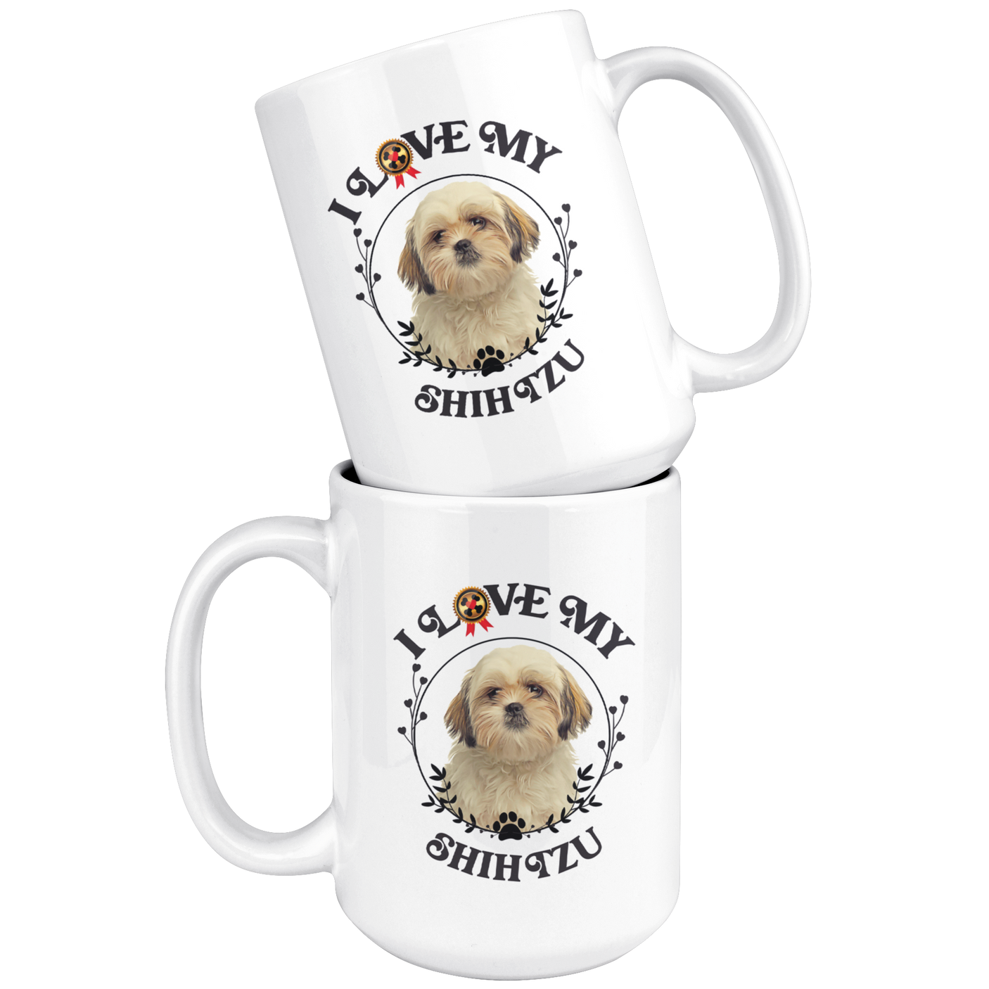 I Love My Shih Tzu White Mug