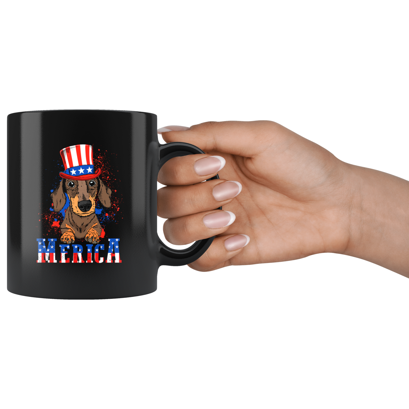 Dachshund 4th of July Cute Dachshund Dog Lover Mug