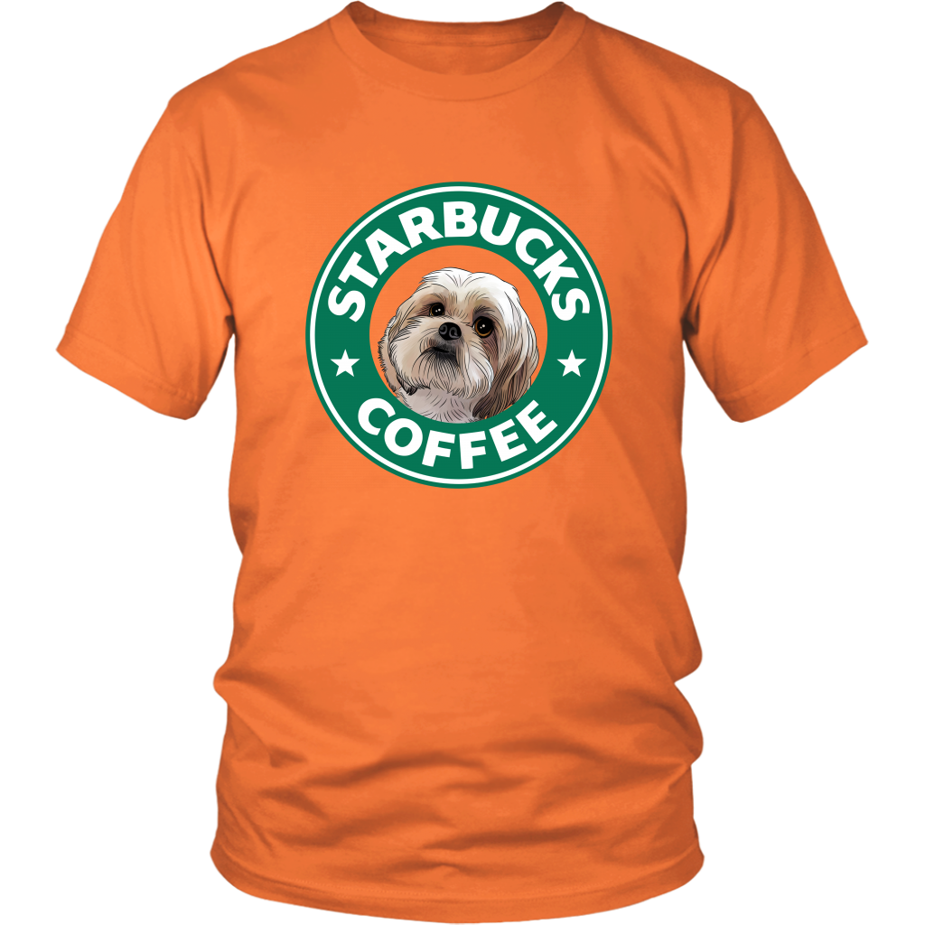 Shih Tzu Starbucks Coffee Funny Shih Tzu TShirt