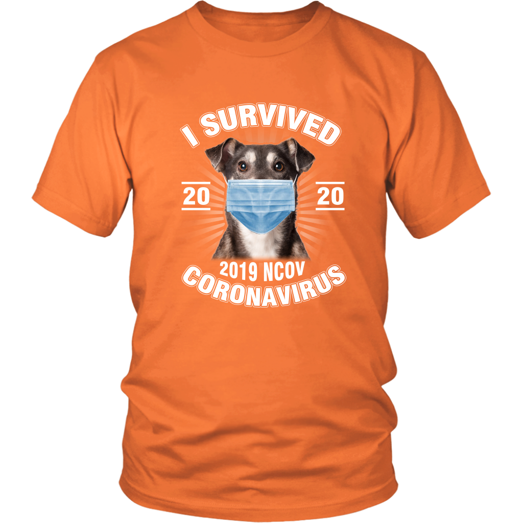 I Survived Coronavirus 2020 Funny Dog Lover TShirt