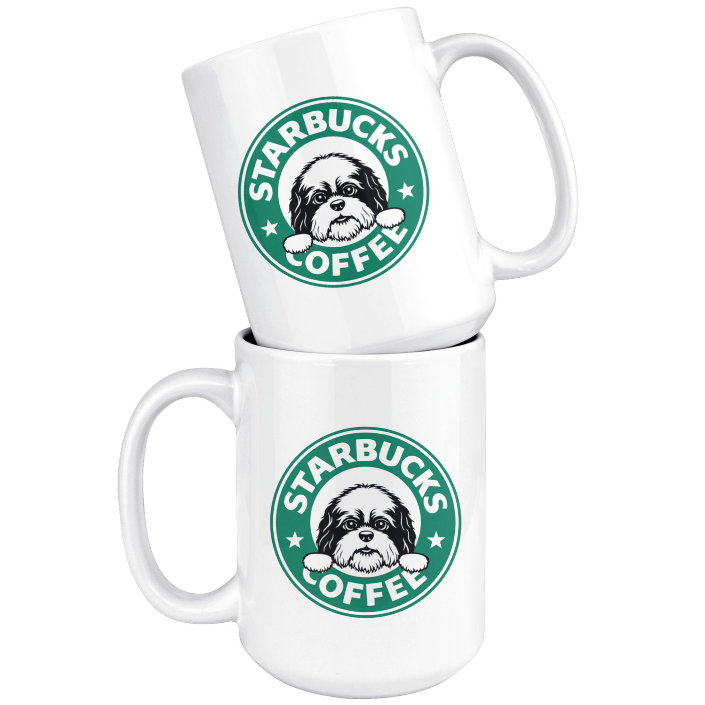 Cute Shih Tzu Starbucks Coffee Funny Shih Tzu Coffee Mug