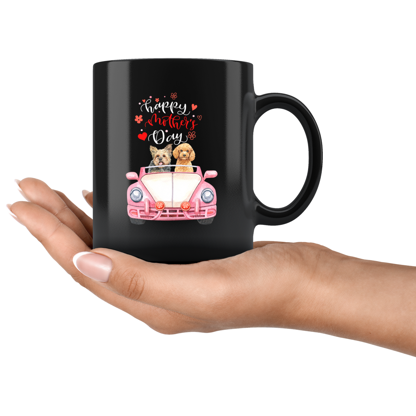 Mothers Day Coffee Mug Gift|Cute Yorkie Poodle Mothers Day Dog Lover Gift