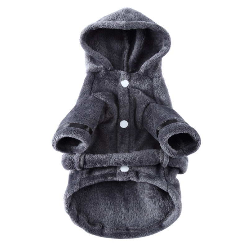 Pet Pajama Bathrobe With Hood, Dog Bath Towel for Puppy Small Dogs Cats