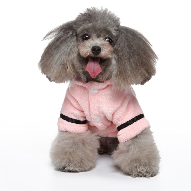 Pet Pajama Bathrobe With Hood, Dog Bath Towel for Puppy Small Dogs Cats