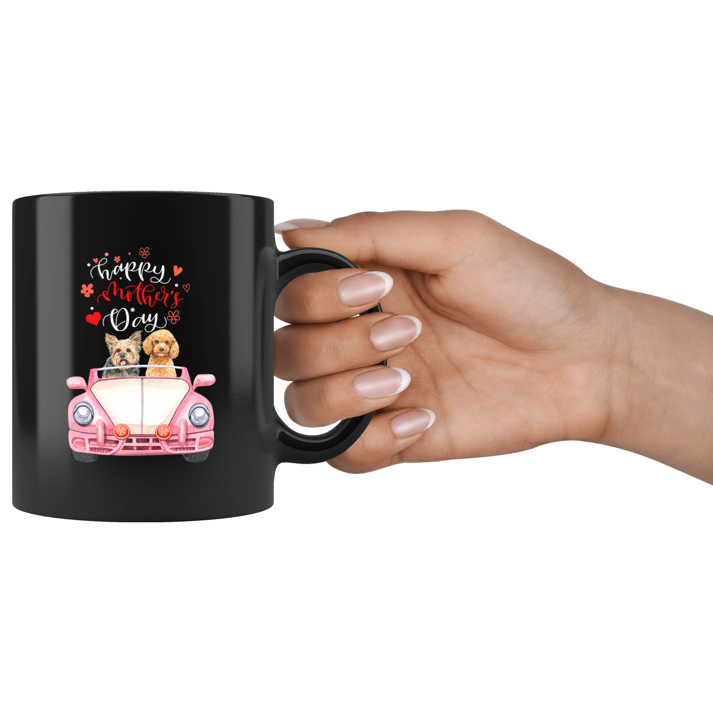 Mothers Day Coffee Mug Gift|Cute Yorkie Poodle Mothers Day Dog Lover Gift