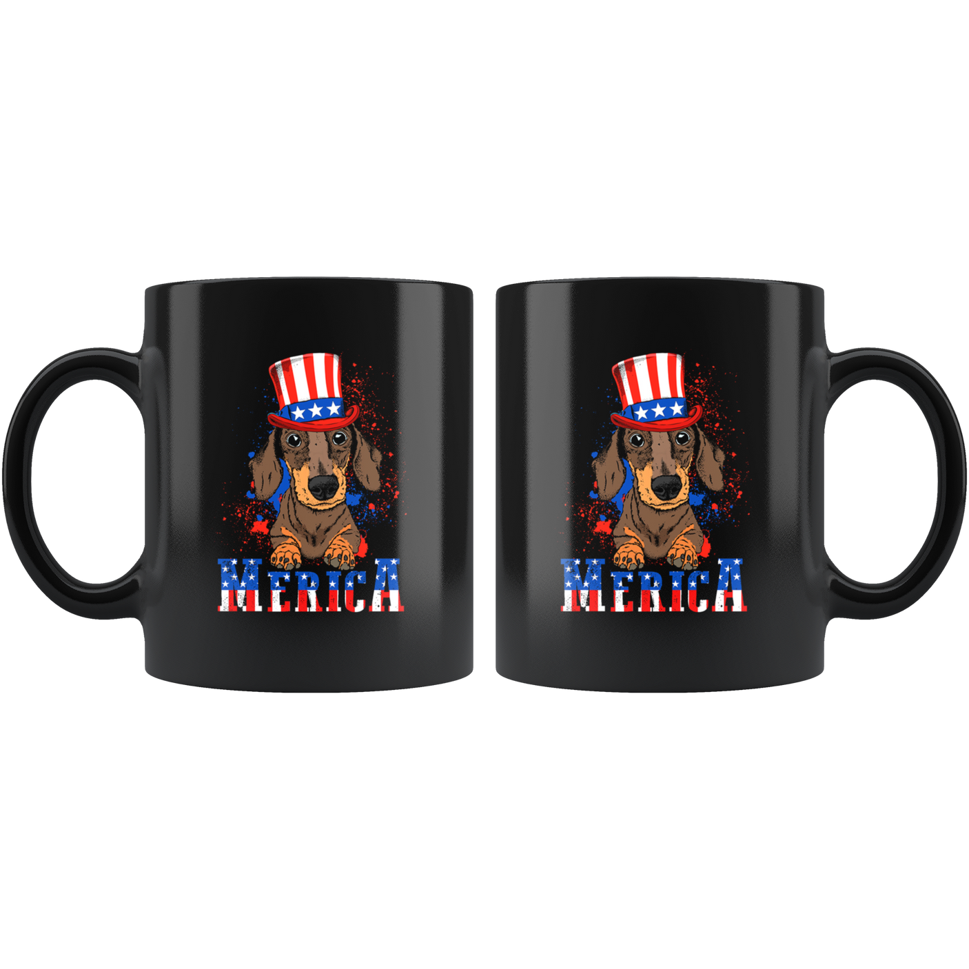 Dachshund 4th of July Cute Dachshund Dog Lover Mug
