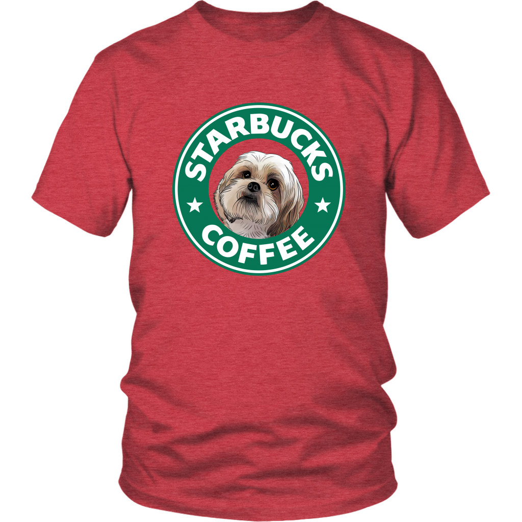 Shih Tzu Starbucks Coffee Funny Shih Tzu TShirt