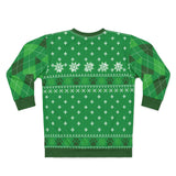 Cute dog in Santa hat holiday design