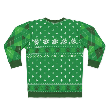 Cute dog in Santa hat holiday design