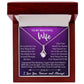 To My Wife Necklace, Gift For Wife, Anniversary Gift, Wife Birthday Gift For Her (#384984523511) -Alluring Beauty