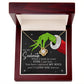 {Grinch} To My Soulmate Necklace, Christmas Gift For Her, Gift For Soulmate, Gift For Her (#385264132813)