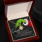 {Grinch} To My Soulmate Necklace, Christmas Gift For Her, Gift For Soulmate, Gift For Her (#385264132813)