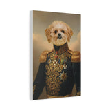 Custom Renaissance Pet Portrait Canvas - The General