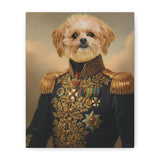 Custom Renaissance Pet Portrait Canvas - The General