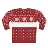 AOP Sweatshirt – Personalized Dog Name Christmas Sweater | Custom “Dog Mom” Holiday Gift