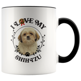 I Love My Shih Tzu 2-Toned Color Mug