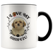 I Love My Shih Tzu 2-Toned Color Mug