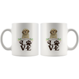 L.O.V.E.  Shih Tzu  White Mug