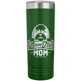 22 OZ. SKINNY TUMBLER -Shih Tzu Mom - Peeking