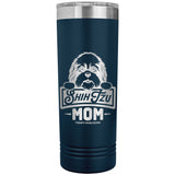 22 OZ. SKINNY TUMBLER -Shih Tzu Mom - Peeking