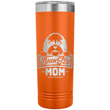22 OZ. SKINNY TUMBLER -Shih Tzu Mom - Peeking