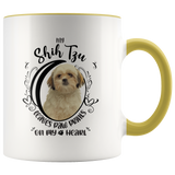 My Shih Tzu Leaves Paw Prints On My Heart White Shih Tzu Color Mug