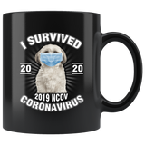 Shih Tzu I Survived Coronavirus 2020 Funny Shih Tzu Coffee Mug