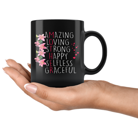 Happy Mothers Day Gift|Fun M.O.T.H.E.R Coffee Mug Gift|Cute Mug for Mom