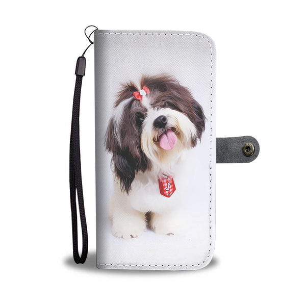 Super Cute SHIH TZU Phone Wallet Case for Shih Tzu Lovers