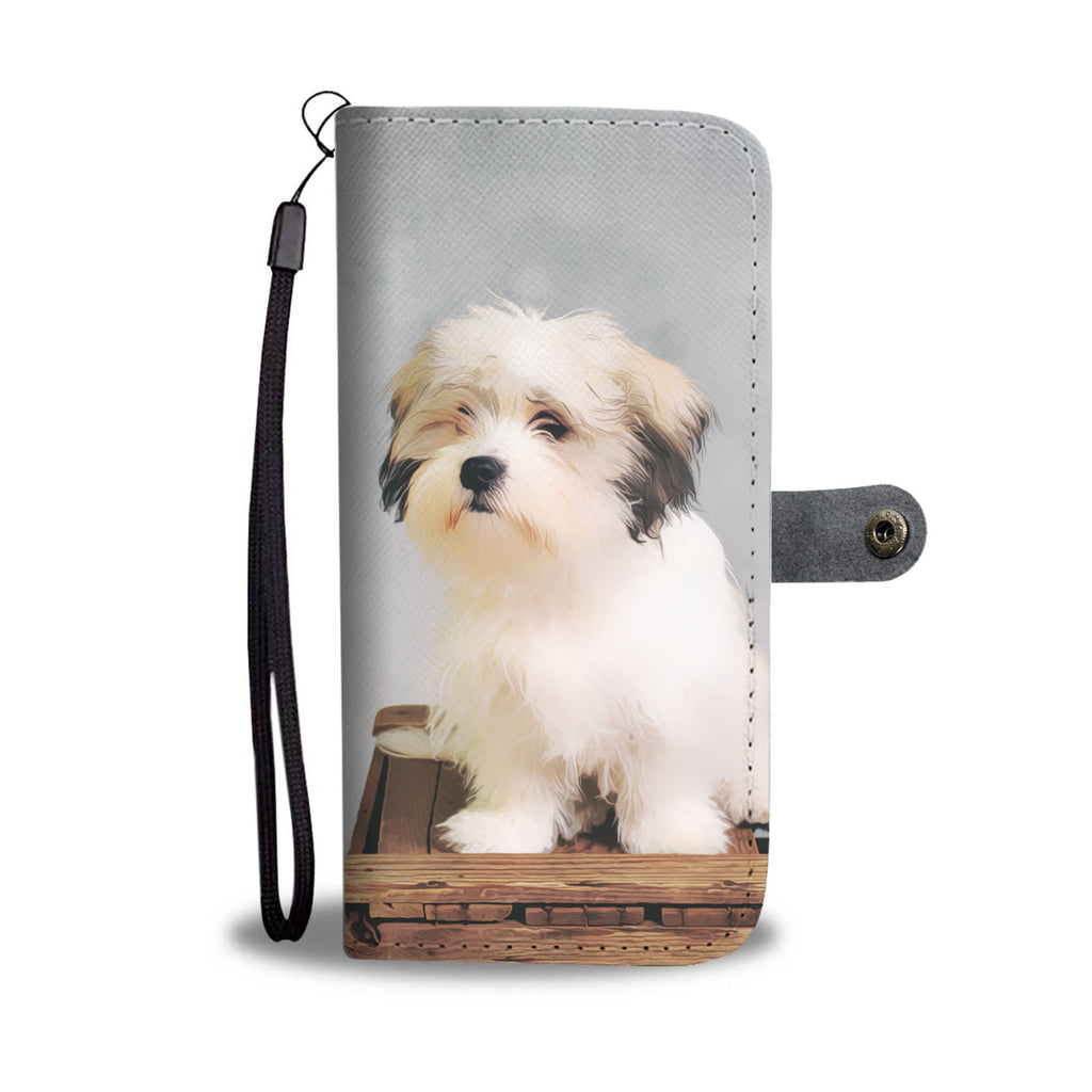 SHIH TZU Puppy Phone Wallet Case