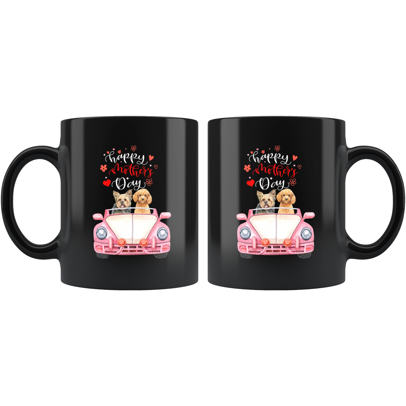 Mothers Day Coffee Mug Gift|Cute Yorkie Poodle Mothers Day Dog Lover Gift