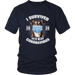 I Survived Coronavirus 2020 Funny Dog Lover  TShirt