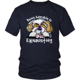 Funny Shih Tzu Tshirt Being Adorable is Exhausting Dog Lover TShirt