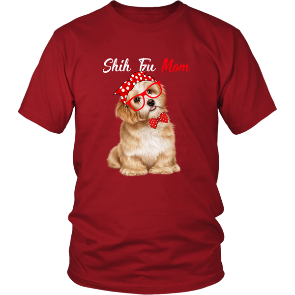 Shih Tzu Dog Mom TShirt for Shih Tzu Dog Lovers - All Colors