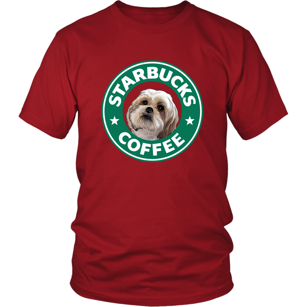 Shih Tzu Starbucks Coffee Funny Shih Tzu TShirt