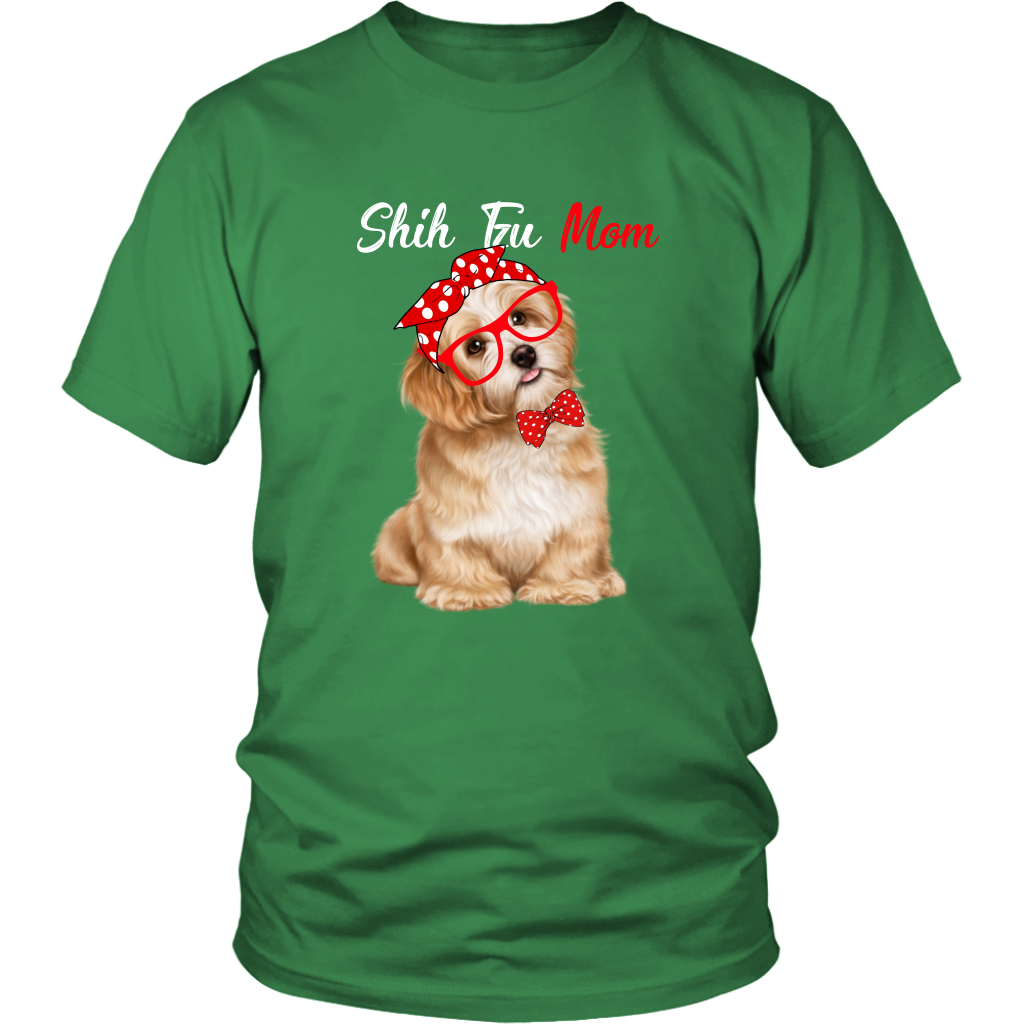 Shih Tzu Dog Mom TShirt for Shih Tzu Dog Lovers - All Colors