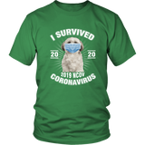 Shih Tzu I Survived Coronavirus 2020 Shih Tzu Funny TShirt