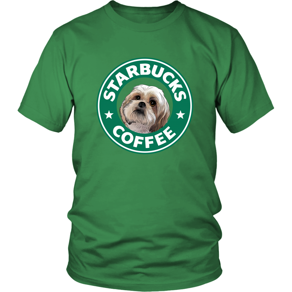 Shih Tzu Starbucks Coffee Funny Shih Tzu TShirt