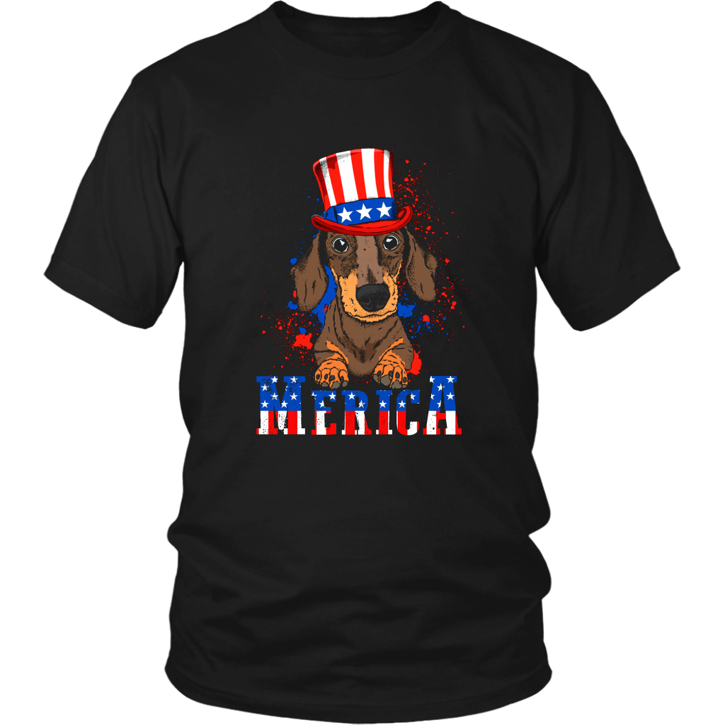 Dachshund 4th of July Cute Dachshund Dog Lover TShirt