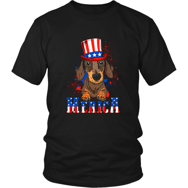 Dachshund 4th of July Cute Dachshund Dog Lover TShirt