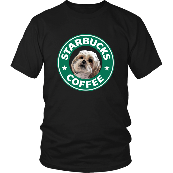 Shih Tzu Starbucks Coffee Funny Shih Tzu TShirt