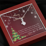 Wife|Girlfriend Christmas Gift Cubic Zirconia Necklace Jewelry Gift|I Love You!